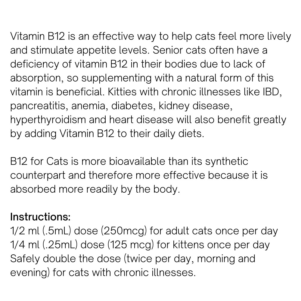 Vitamin B12 Toxicity In Cats at Erin Love blog
