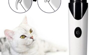 Professional Cat Nail Clippers with Light and Safety Guard | Lighted ...