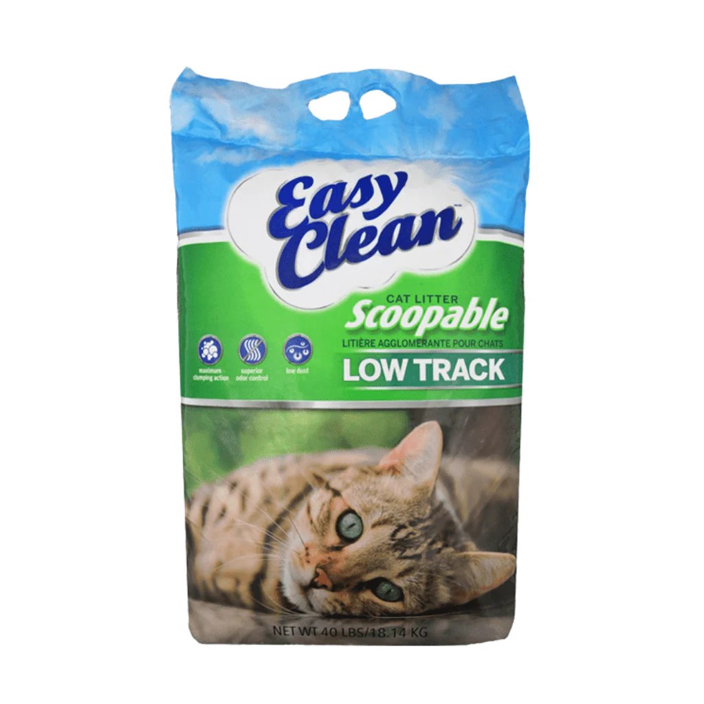 Pestell Easy Clean Low Track Clumping Cat Litter, 40 Lbs. - Shopic