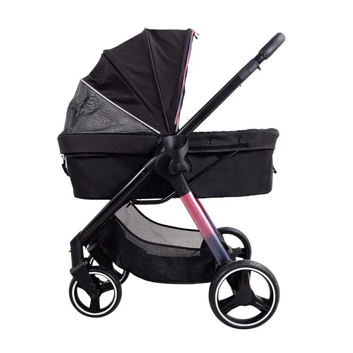 Twin Two-Seater Pet Stroller Cat Wheel Pram – MEWCATS