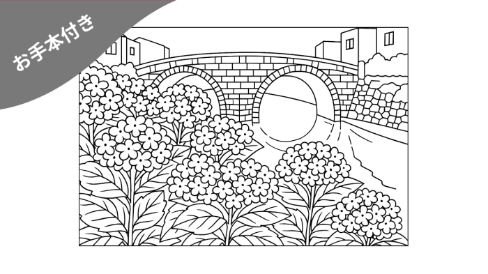 高齢者向け塗り絵まとめ【見本付き】｜1月〜12月の季節の風景が楽しめる無料プリント