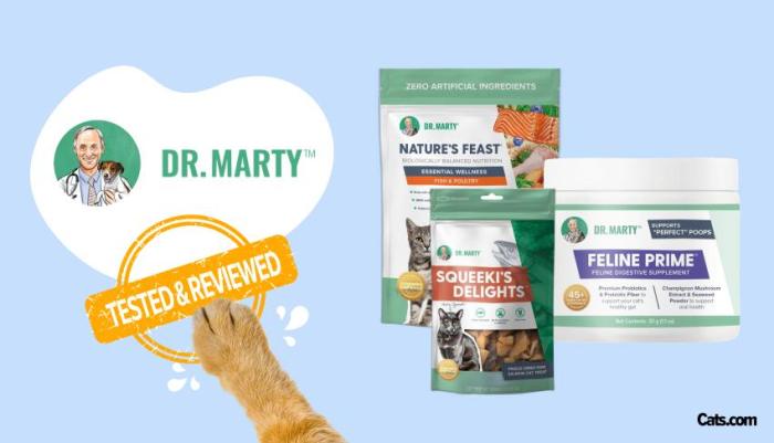 Unbiased Dr. Marty Cat Food Review - Cats.com