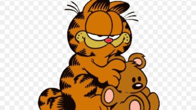 Garfield. Lasagna loving orange cat. Character of television series ...