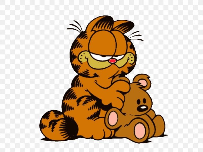 Garfield. Lasagna loving orange cat. Character of television series ...