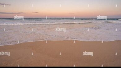 KAWANA BEACH ON THE SUNSHINE COAST, QUEENSLAND, AUSTRALIA Stock Photo ...